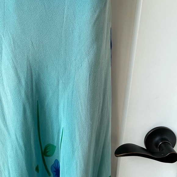 Vintage Y2K Silk Beaded Maxi Dress – Ibiza-Ready Glamour, Oceanic Elegance - Picture 14 of 14